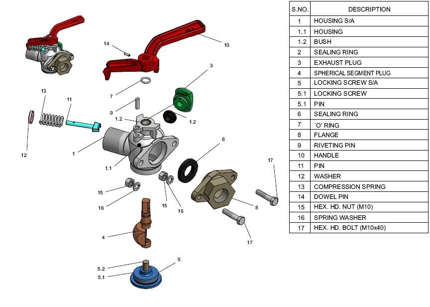 Production Standard EN 14601-2011 Train Angle Cock Cut Off Angle Cock G1 Angle Cock For Railway Air Brake System