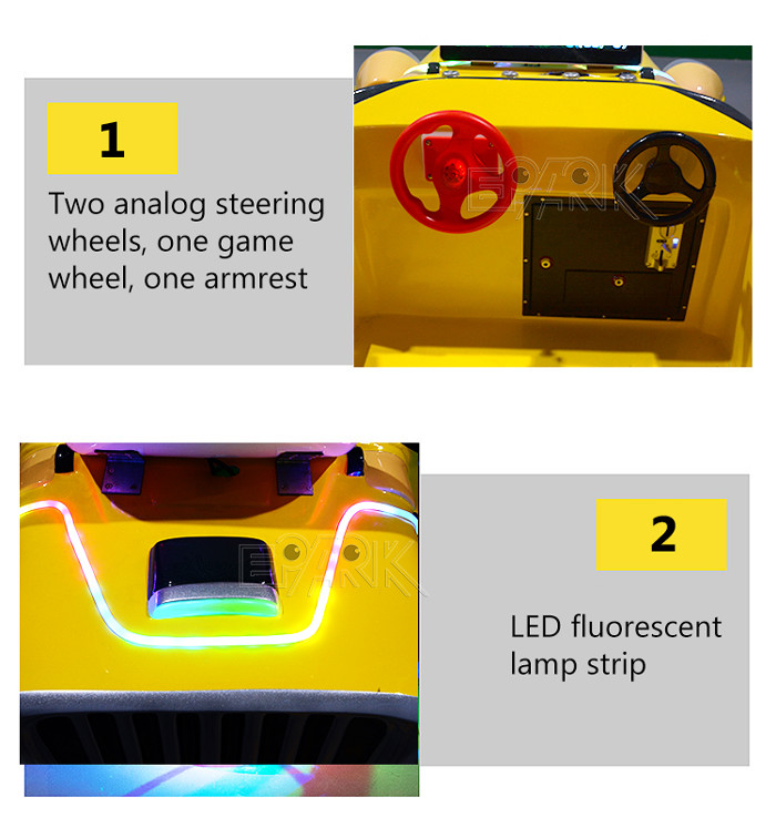 Shopping mall earn money equipment Fiber Glass New design bubble car swing machine kids ride coin