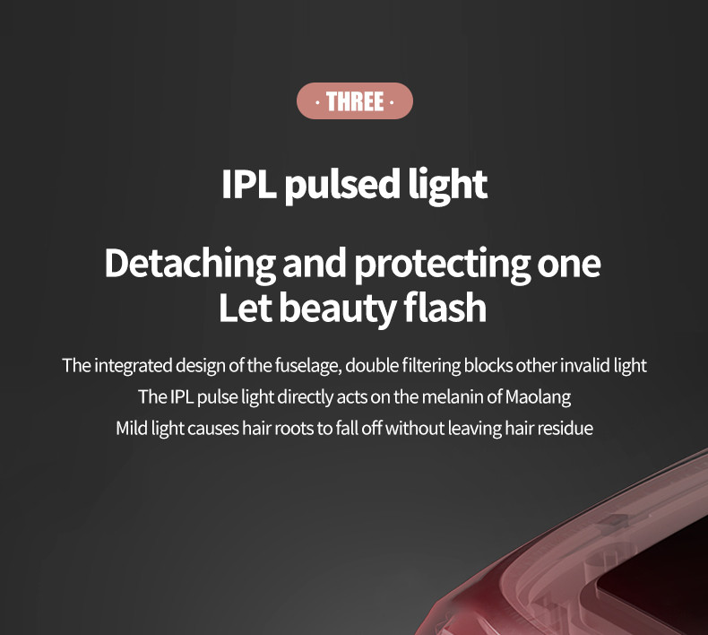 Ice Cool Ipl Laser Hair Epilator Removal Machine Permanent Painless Hair Remover Device