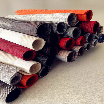 Eco Friendly UV Resistant PVC Mesh Fabric / Garden Chair Mesh Fabric