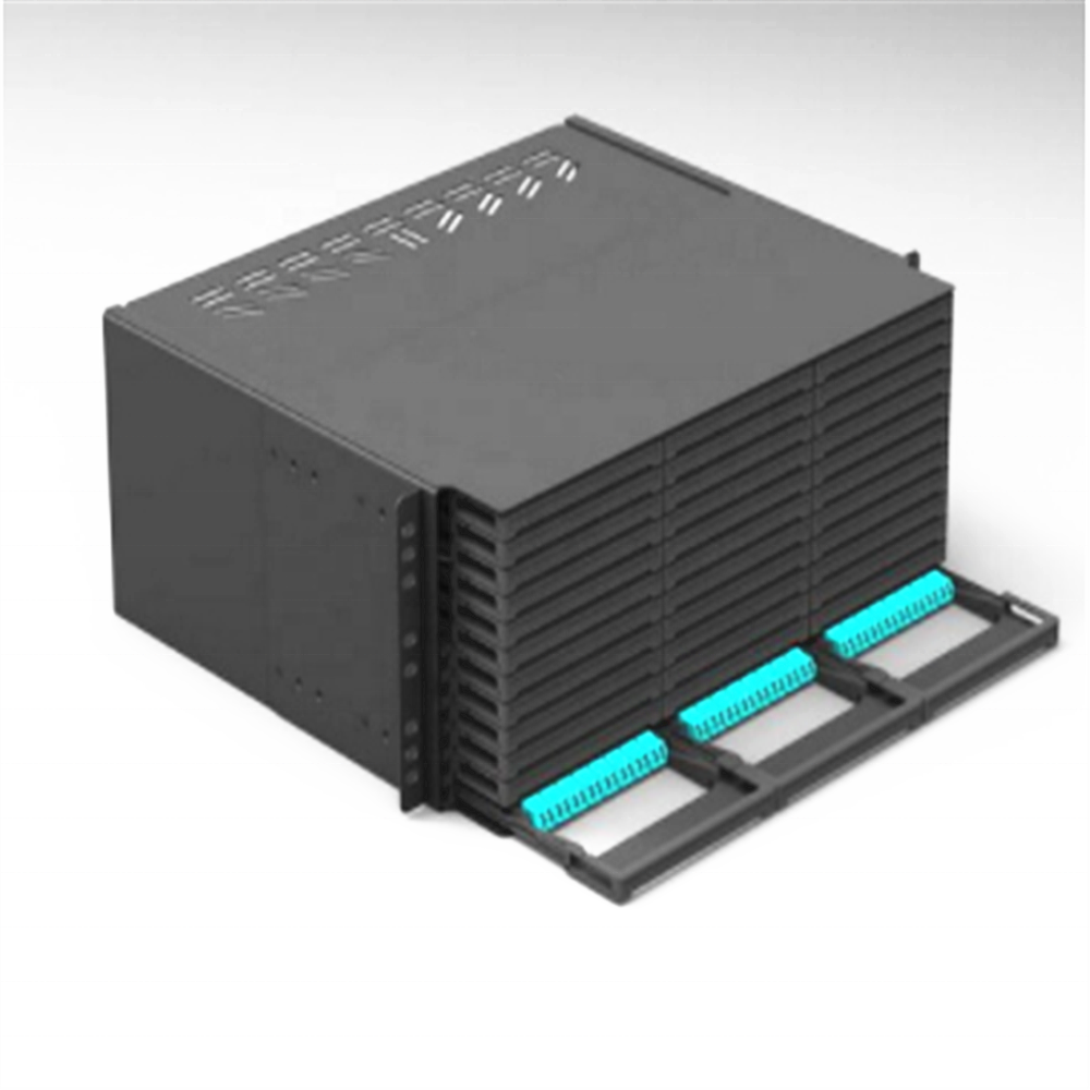 High density 48 72 96 144 core MPO MPT fiber distribution frame