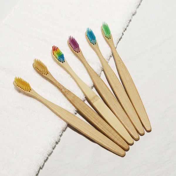 Soft Fibre Bamboo Eco Friendly Toothbrush Dental Cleaning Adult Bamboo
