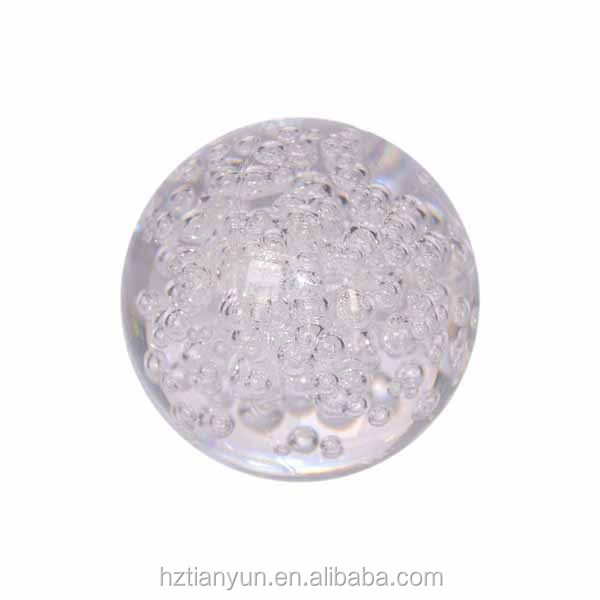 Clear Acrylic Plastic Bubble Ball , 75mm Resin Crystal Ball