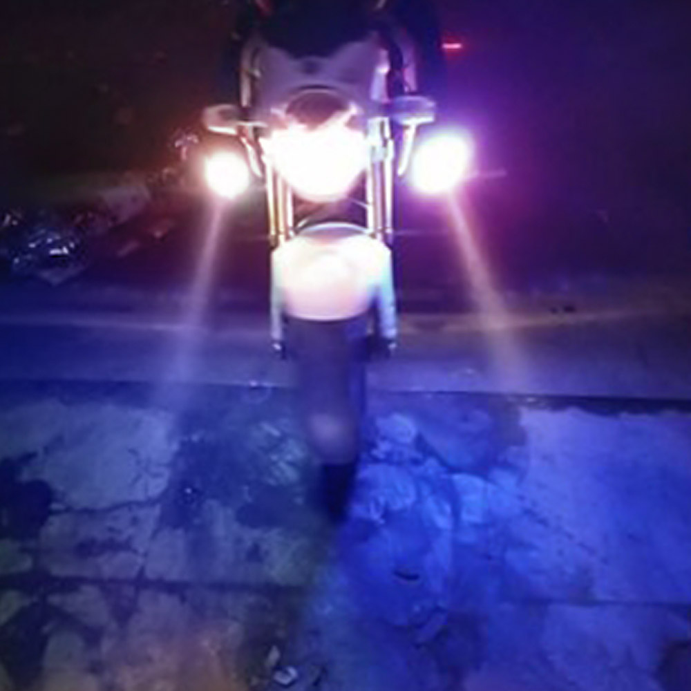 Aluminum White Blue Red Motorcycle Universal LED Light Accessories