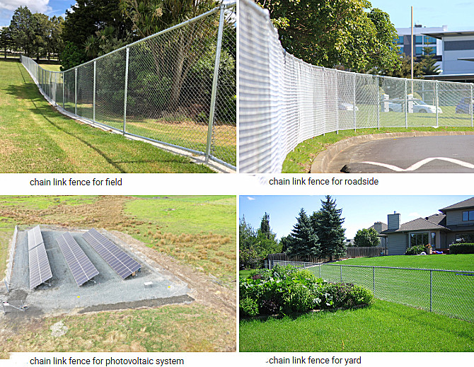 PVC Coated Diamond Mesh 8 Ft Cyclone Fence 50*50mm