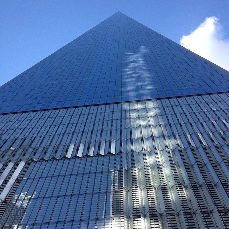 Class 5 Unit Curtain Wall UV Resistant High Wind Resistant With 6mm Glass Thickness