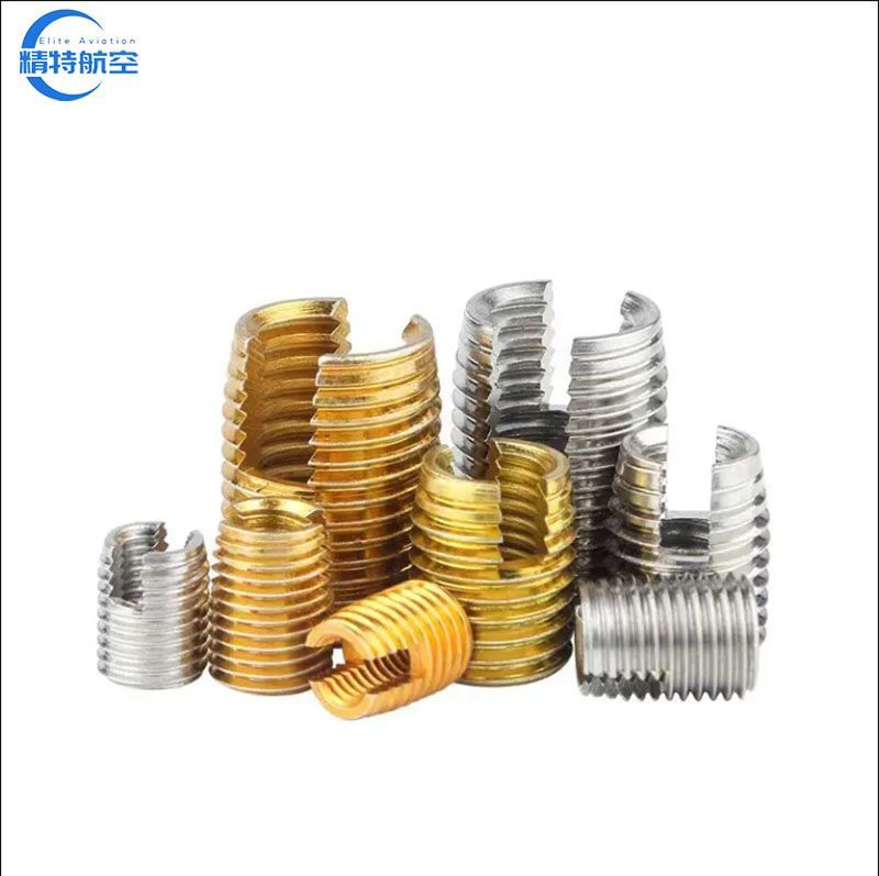 Unc 1, 2, 3, 4, 5, 6, 7, 8, 9, 10 Tapping Bushing Steel Wire Threaded Sleeve Self Tapping Threaded Insert in China