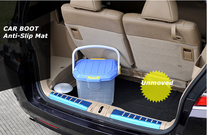 Grid Non Toxic PVC Non Slip Mat 550g Car Boot Non Slip Plastic Mat Anti Slip Pvc Mat