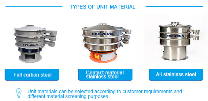 Low Noise Level Vibro Sifter Machine Industrial Sifter Accurate Separation 110 - 480 V