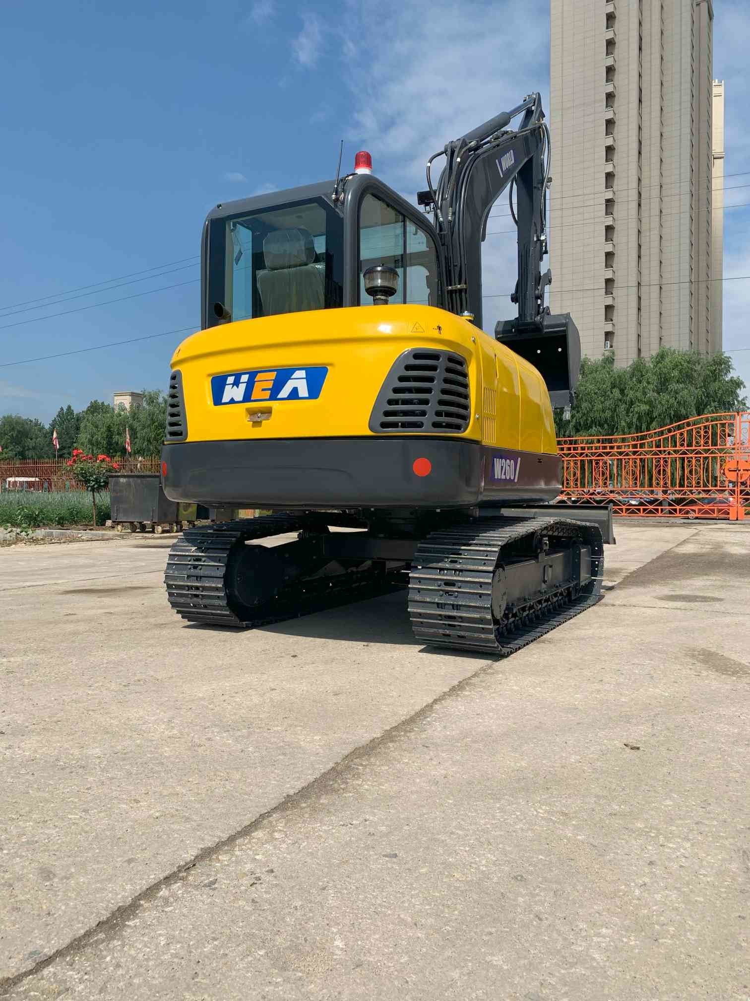 18-20Mpa Hydraulic Small Crawler Digger Max. Digging Depth 3.8m Equivalent To Komatsu 60 CAT 306