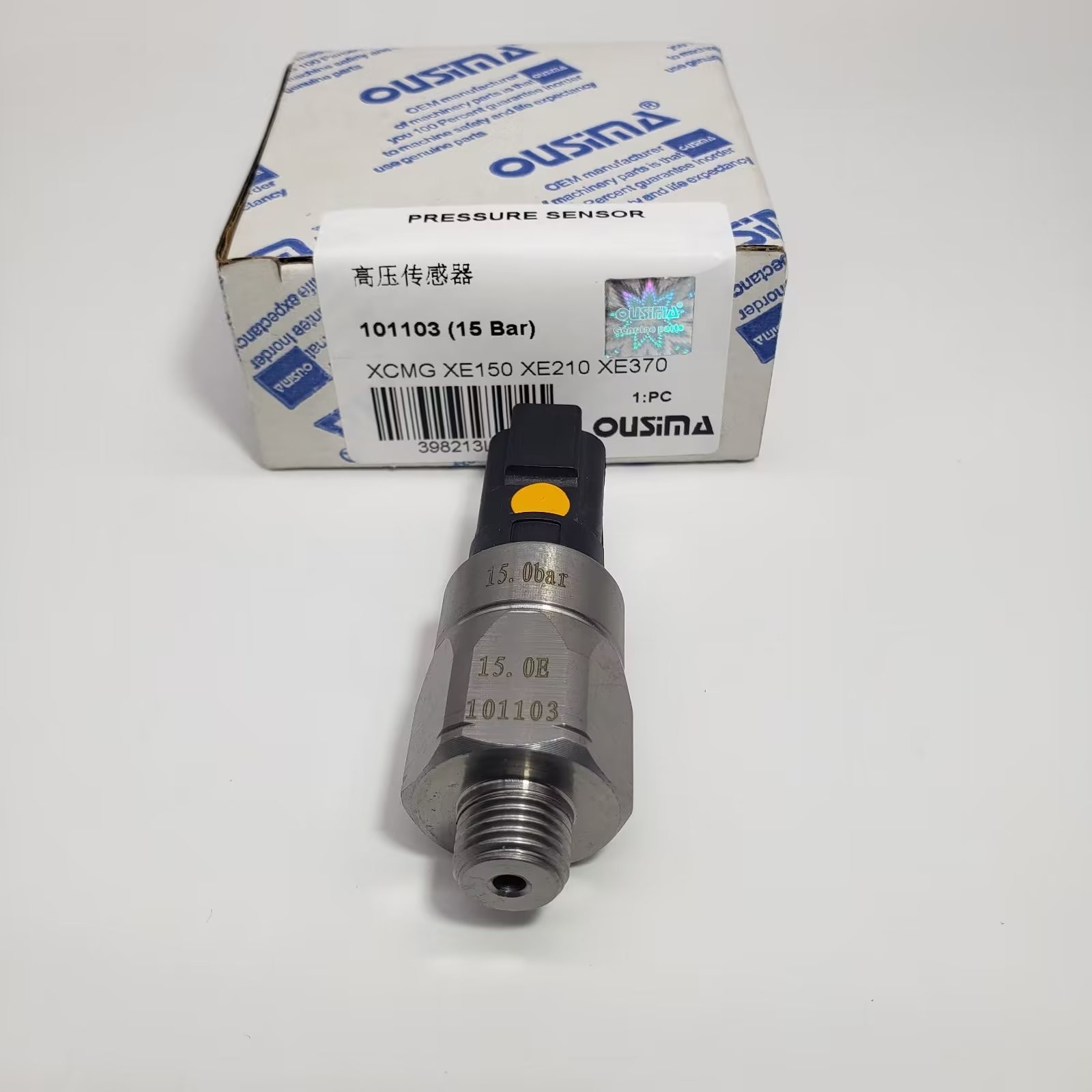 High Pressure Sensor 101103 15 Bar For XCMG XE150 XE210 XE370