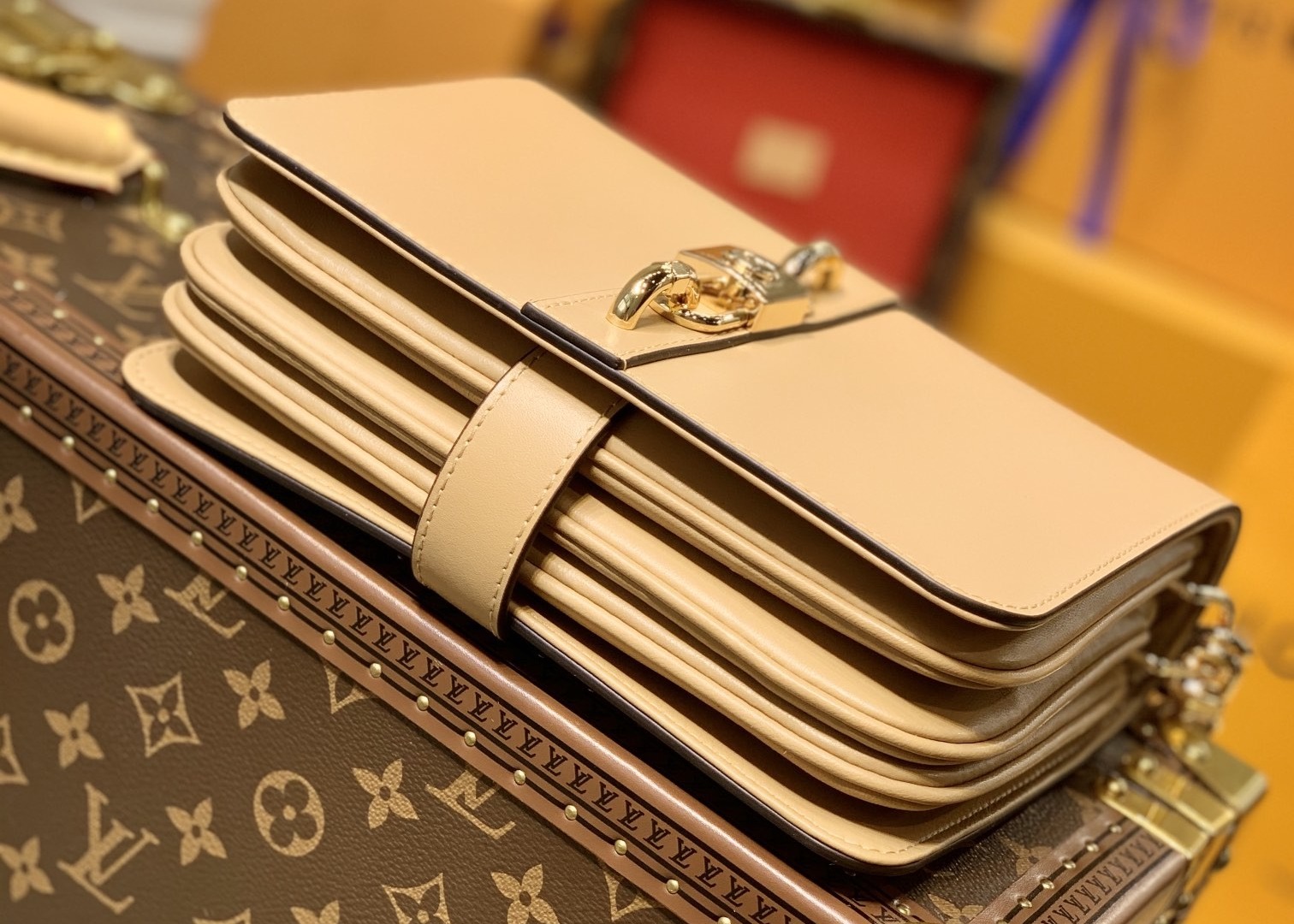 Khaki Luxury Cross Body Bag