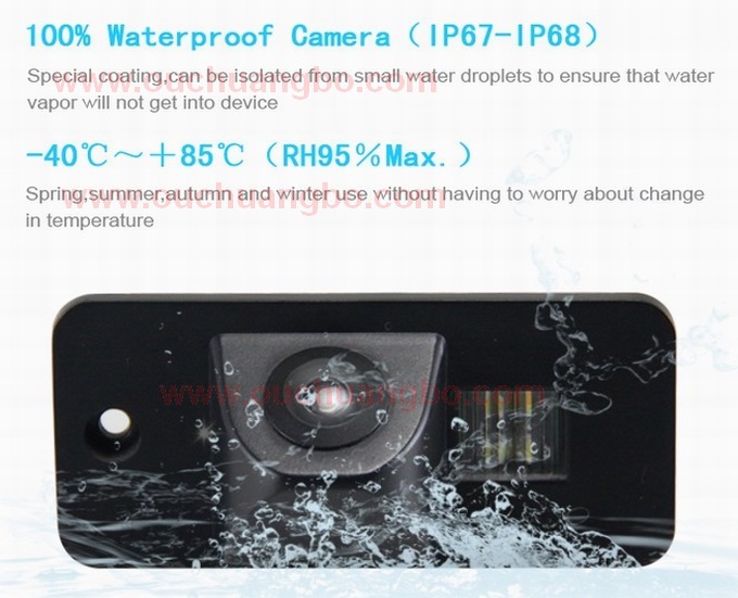 Ouchuangbo car parking system reverse rear view camera Audi A4 /A6 OCB-T6846