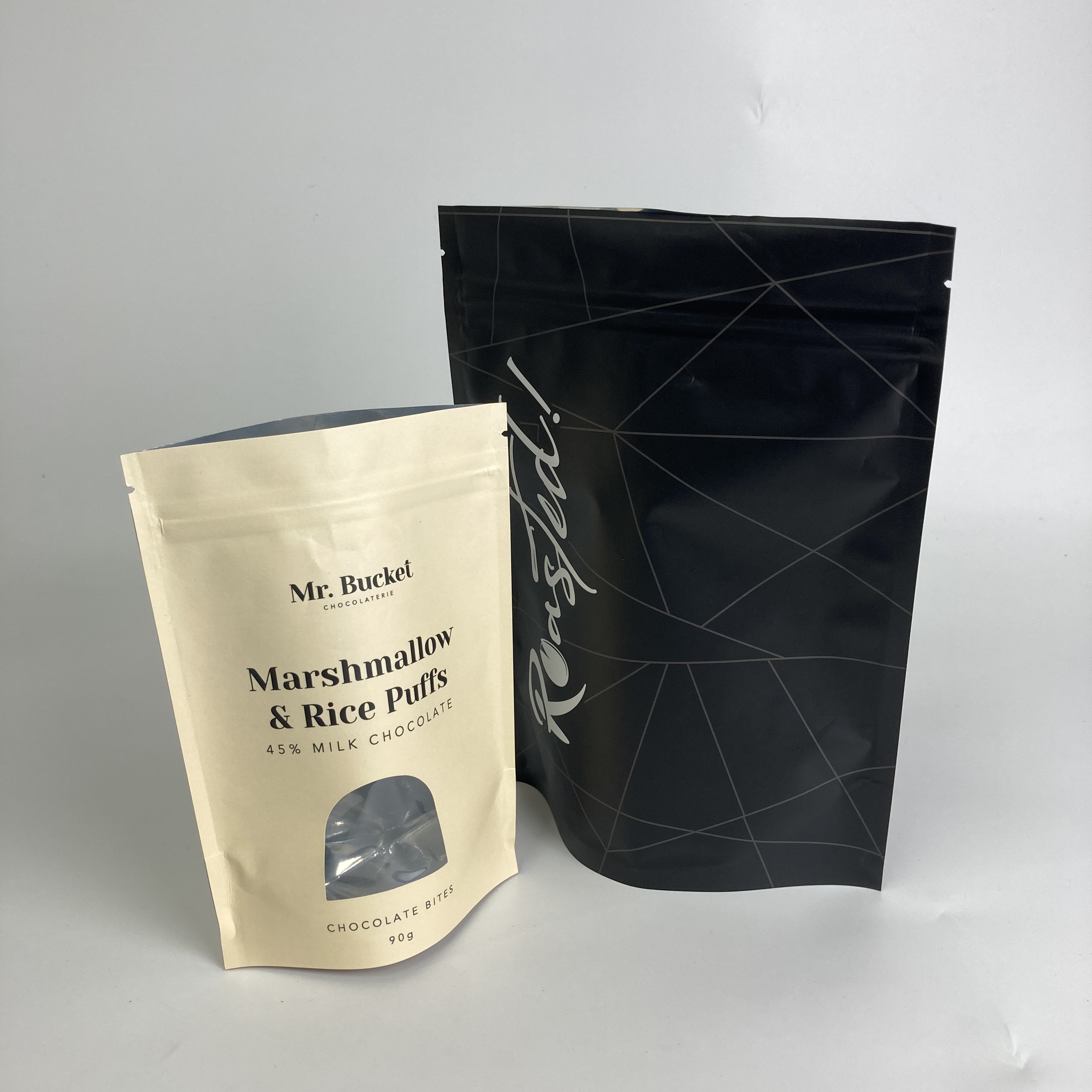 Food Packaging Custom Stand Up Pouch Resealable Waterproof Biodegradable