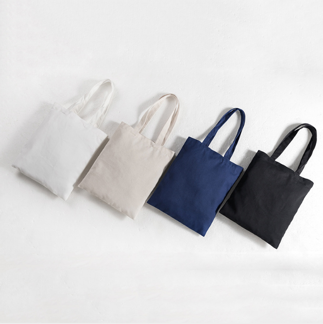 2023 Custom Logo and size canvas Printed Organic Calico Shopping bag Canvas Tote lady shopping bag school bag for kids