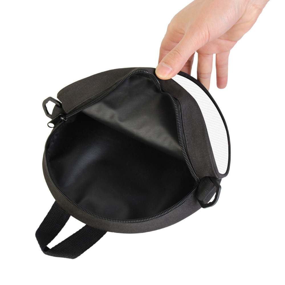 Blank Cute Crossbody Bag Small Round Sublimation Coin Purse For Ladies Or Students