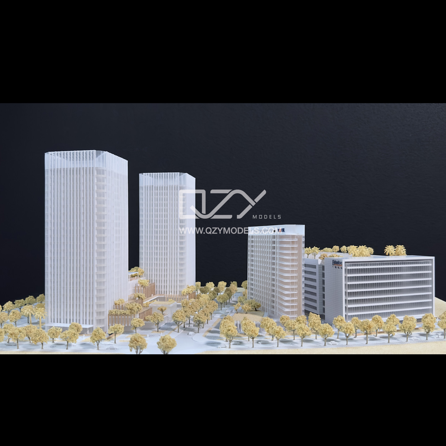 1/500 Yibo Technology Headquarters Building Model A Triumph In Design Excellence