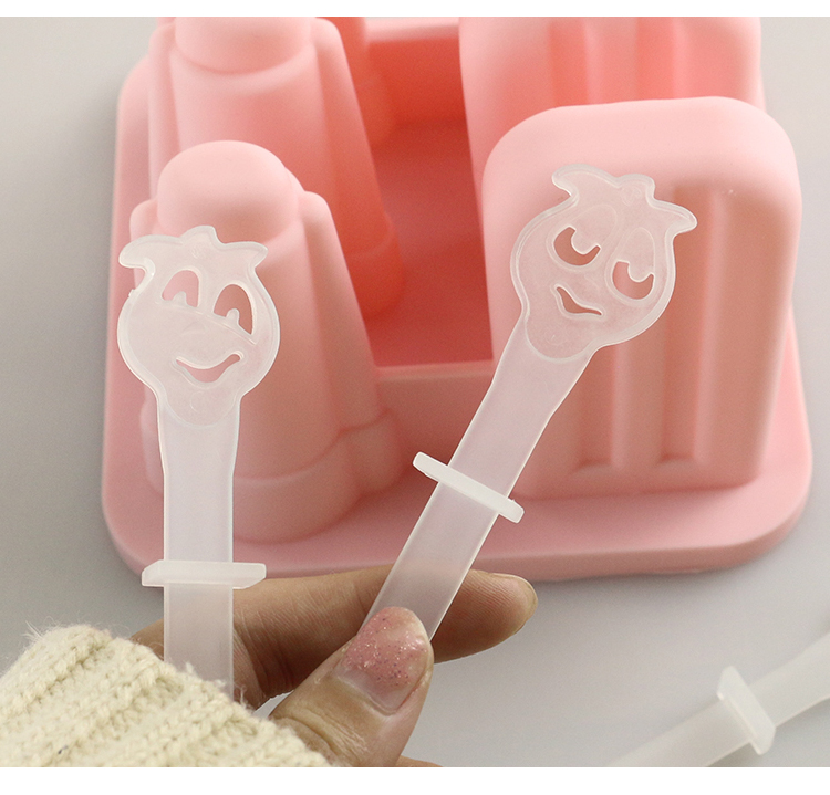 Ice Lolly Personalised Silicone Molds Sustainable With Panton Color