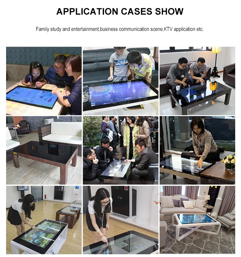 43" Lamp touch game table touch screen lamp Self Service Kiosk