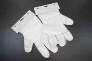 Buy cheap Biodegradable Disposable Food Prep Gloves / Polyethylene Disposable Gloves product