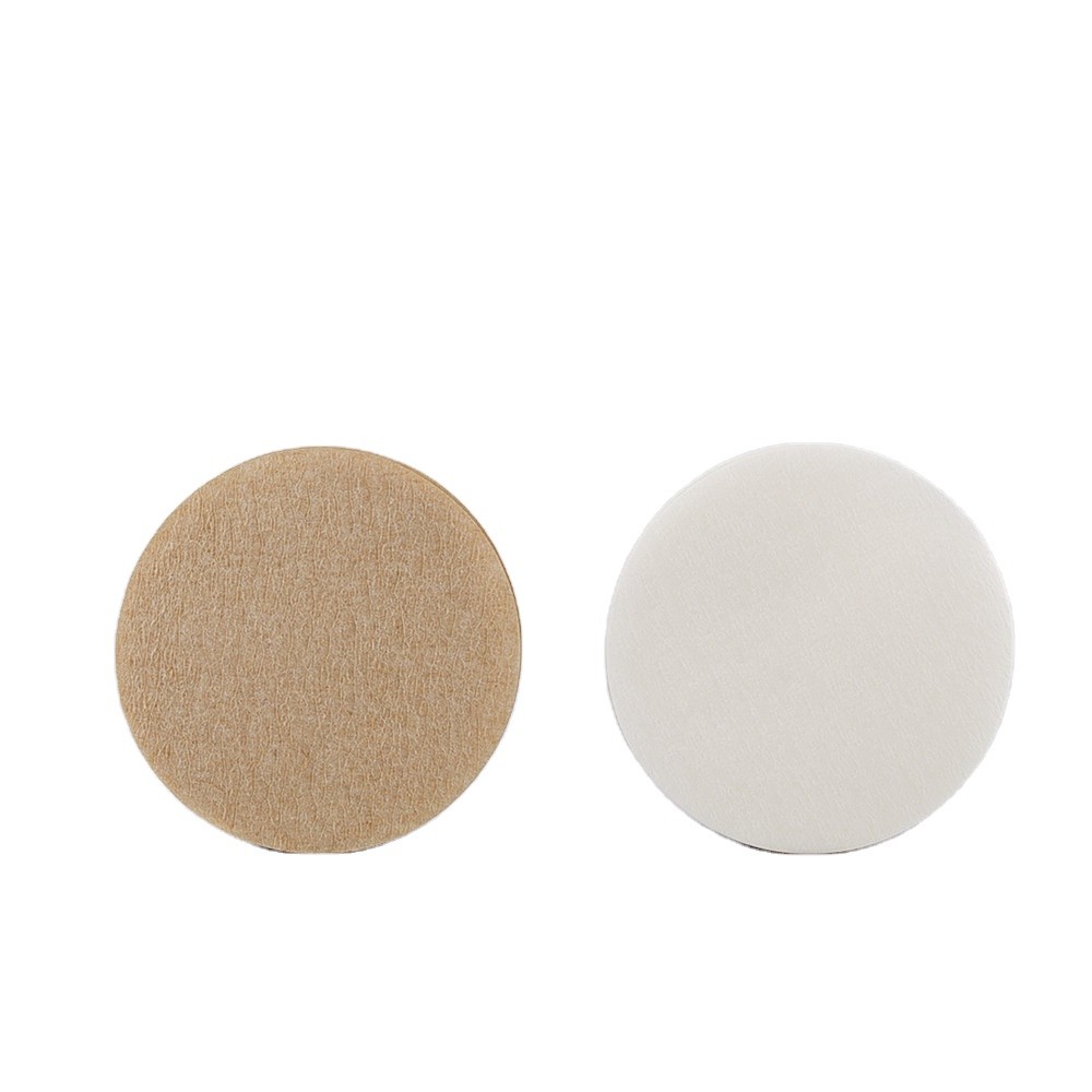 Customized Round shape coffee filter paper for 2-4 persons 100pcs virgin wood pulp aeropress filter papers