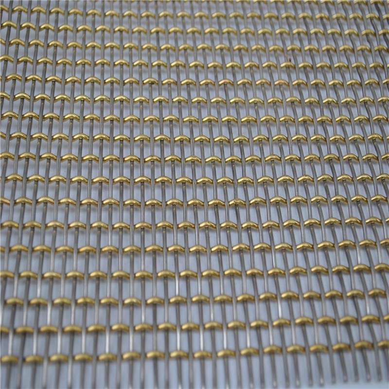 Customized Stainless Steel Crimped Woven Wire Mesh For MIning and Architectural Application