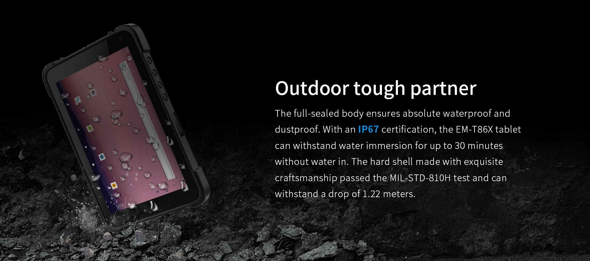 8500mAh Battery Rugged Tablet PC The Ultimate Solution for Professional Scenarios