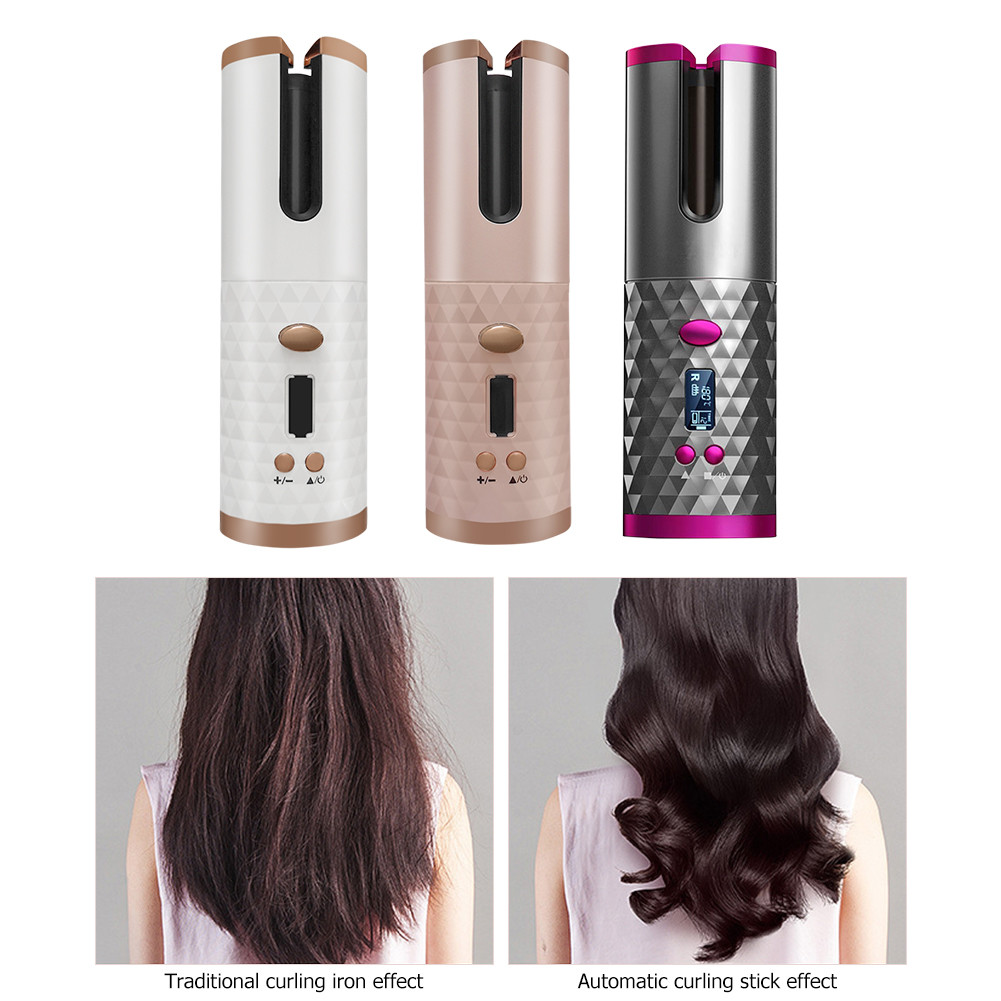 240V Hair Roller Curler 5200mAh Rechargeable Hair Curler 34W