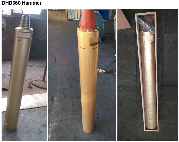 6 Inch High Air Pressure DHD360 Drill Bit And Hammer For Down The Hole Rock Drilling