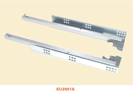 SU2001 Two-fold Partial Extension Undermount Drawer Slide Series (With Locking clip and Damper)