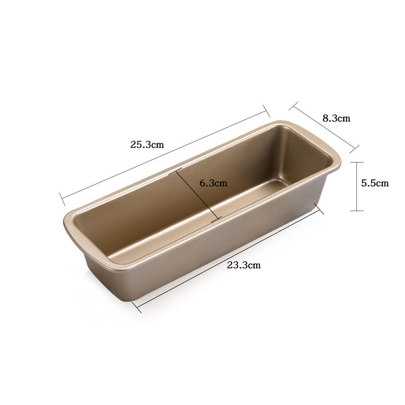 Customized Perforated Toast Bread Baking Mold Medium Loaf Pan 21*8.5*5.3cm