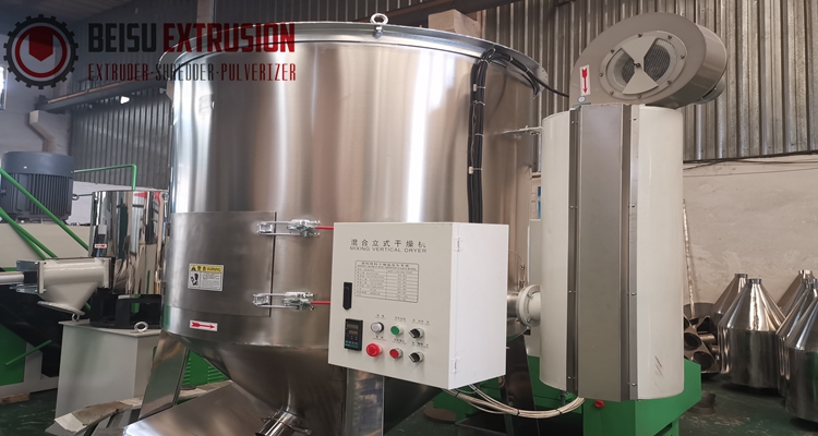PE 7.5kw 5000kg/H Plastic Mixer Machine With Heating Device