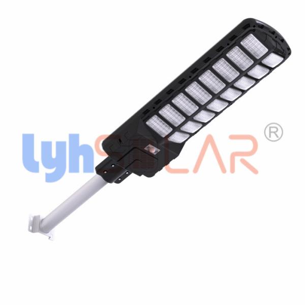 18W Black Led Solar Street Lights Outdoor With High Bright SMD5730 Sensor Street