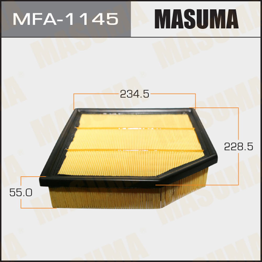 2002255 MFA-1145 MASUMA Auto Engine Systems Air Filter 1780131100 17801-31100 17801-31170 For LEXUS
