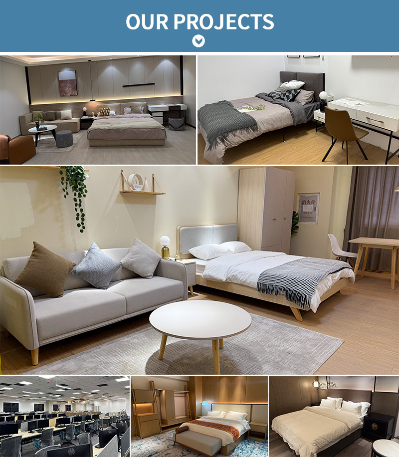 High Quality Hotel 5 Star Bedroom Sets Wood Hotel Bedroom Furniture Set