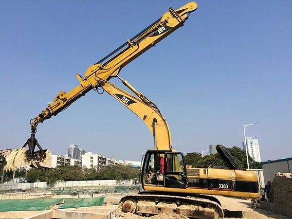 Lengthening Hydraulic Excavator Telescopic Boom Arm Attachment 40 Meters