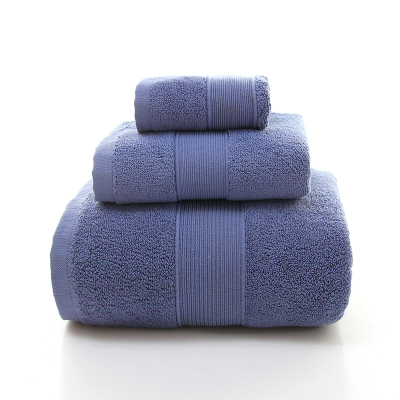 Solid Color Bath Towel Soft Eco-Friendly and Customized Hand Towel in 7 Vibrant Shades