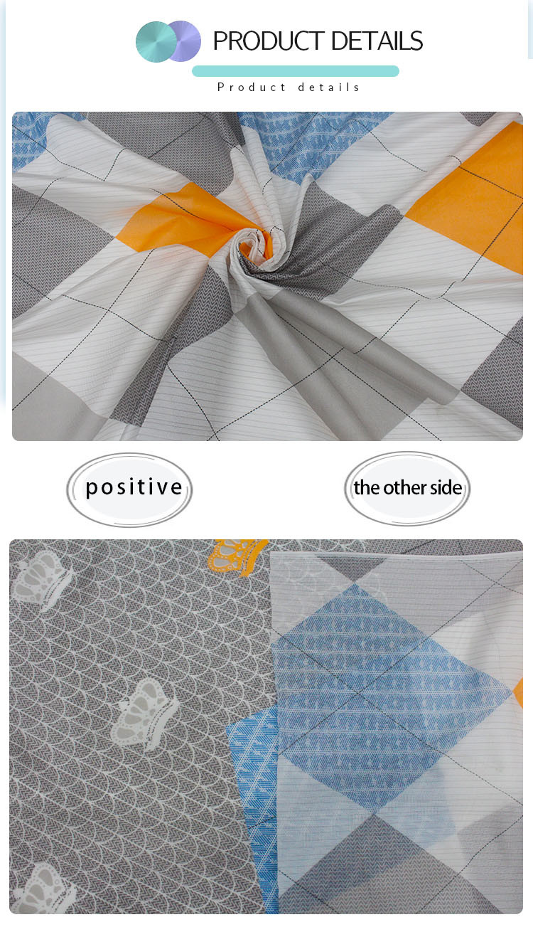 Eco Friendly Polyester Mattress Fabric Color Printed Pengji Mattress Protection Fabric