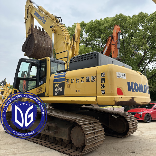 Used Komatsu PC490 49Ton Crawler Excavator, Smooth Hydraulic Functions