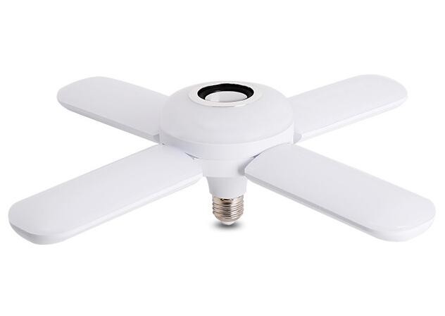 RGBW Blue-Tooth Bathroom Fan Light Music 40w 85-265V Foldable