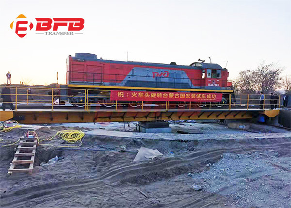 90 Degree Locomotive Transfer Table For Train Traverse Manufacturing
