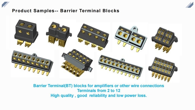Car Amplifier Barrier Terminal Block 12 Position BT12-001A BT12-93 RoHS Compliant