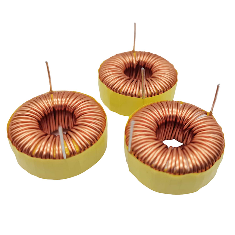 MnZn Nanocrystalline toroidal ferrite core inductors through hole common mode choke