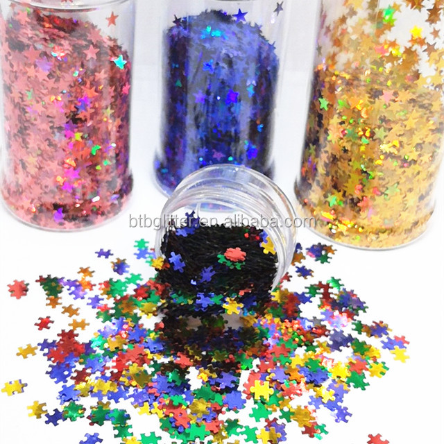 Home Decoration 1oz 2oz 3oz 5oz Glitter Plastic Shaker with Black Lid Sifter and Open Cap in Europe Regional Feature