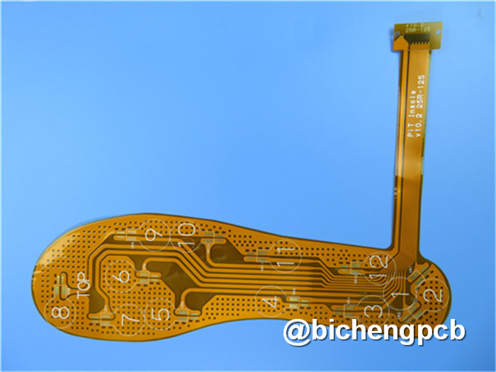 Dual Layer Flexible PCB Built on Polyimide With Immersion Gold and PI Stiffener