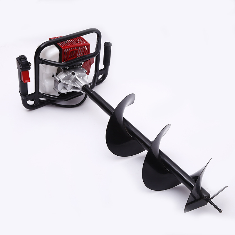 1 Person 2 Stroke 63CC Ground Digging Machine Planting Trees Fertilize gas earth auger For Orchard
