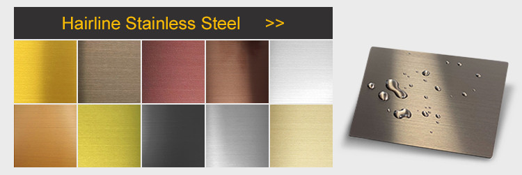 AISI Decorative Stainless Steel Sheet Metal Mill Edge 300 Series