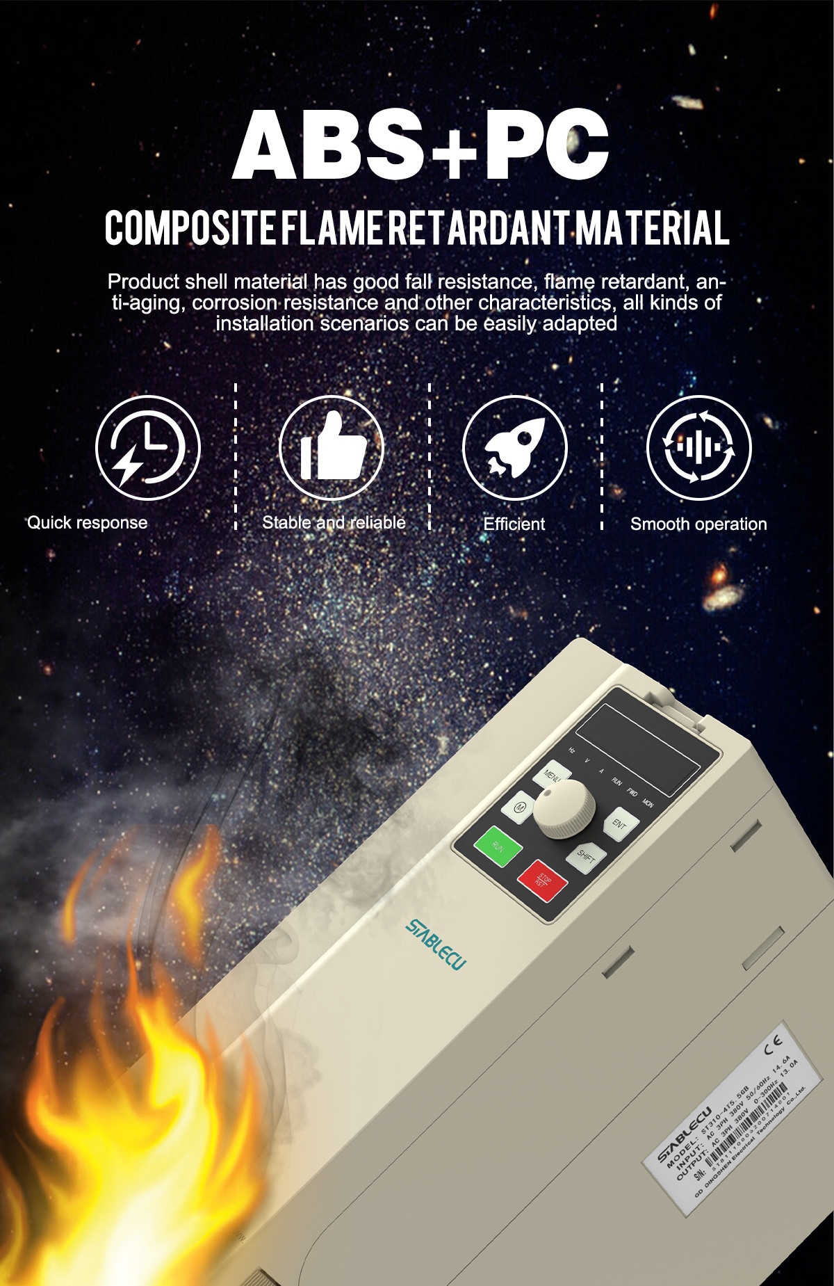 1/3 Phase Vector Frequency Inverter For Industrial Motor Control