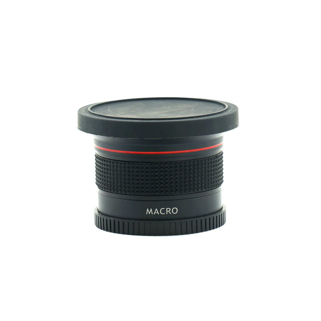 72mm Universal Clip Super Fisheye Lens Aluminum Full Frame Fisheye Lens