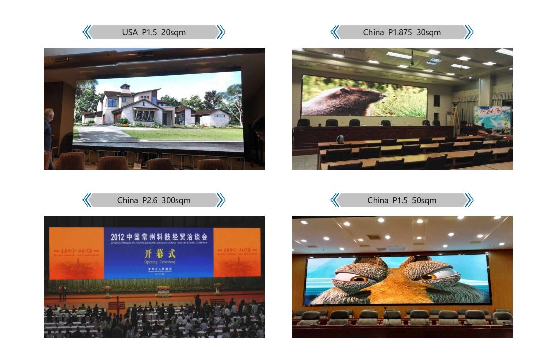 Indoor P1.8 Mm P2mmSmall Pitch High Quality Super Thin HD LED Display Screen